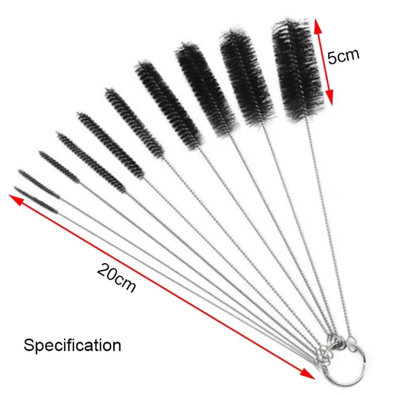 Lot 10 brosses pour tuyaux