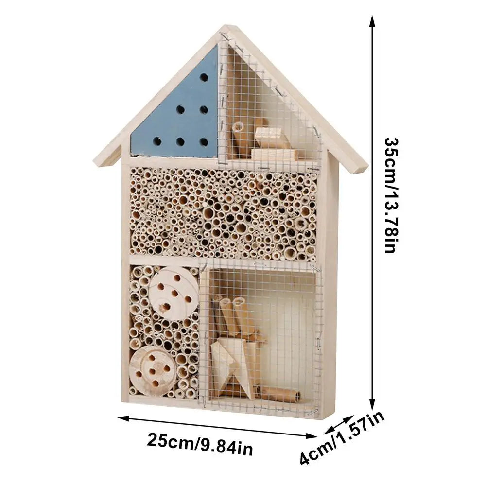 Hôtel à insectes en bois