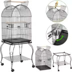 Cage toit ouvrant support roulant