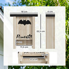 Lot de 3 cabanes chauve-souris