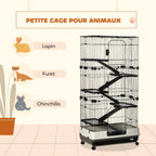 Cage à furet chinchilla ou lapin haute