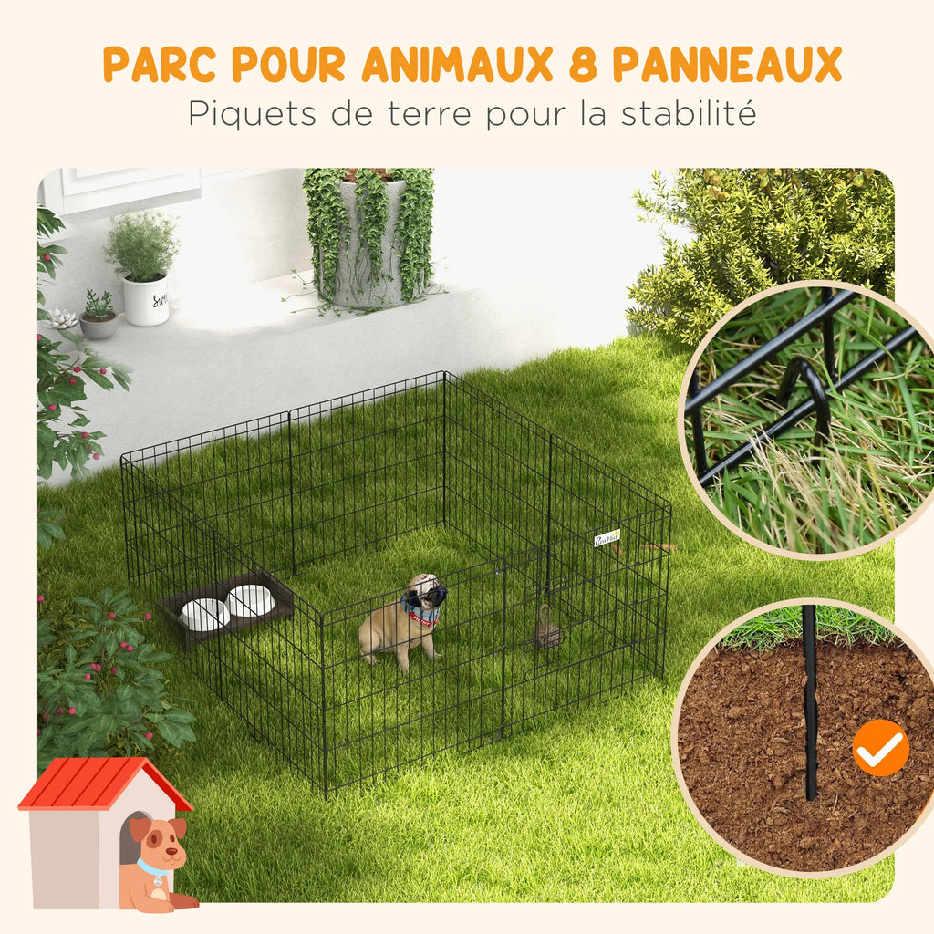 Enclos modulable 8 panneaux