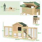 Poulailler modèle chalet multi-équipé