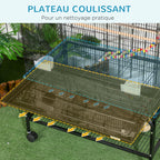 Cage noir haute pour perroquet