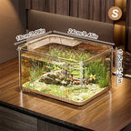 Aquarium de bureau rectangle