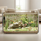 Aquarium de bureau rectangle