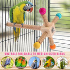 Perchoir a perroquet fixation cage