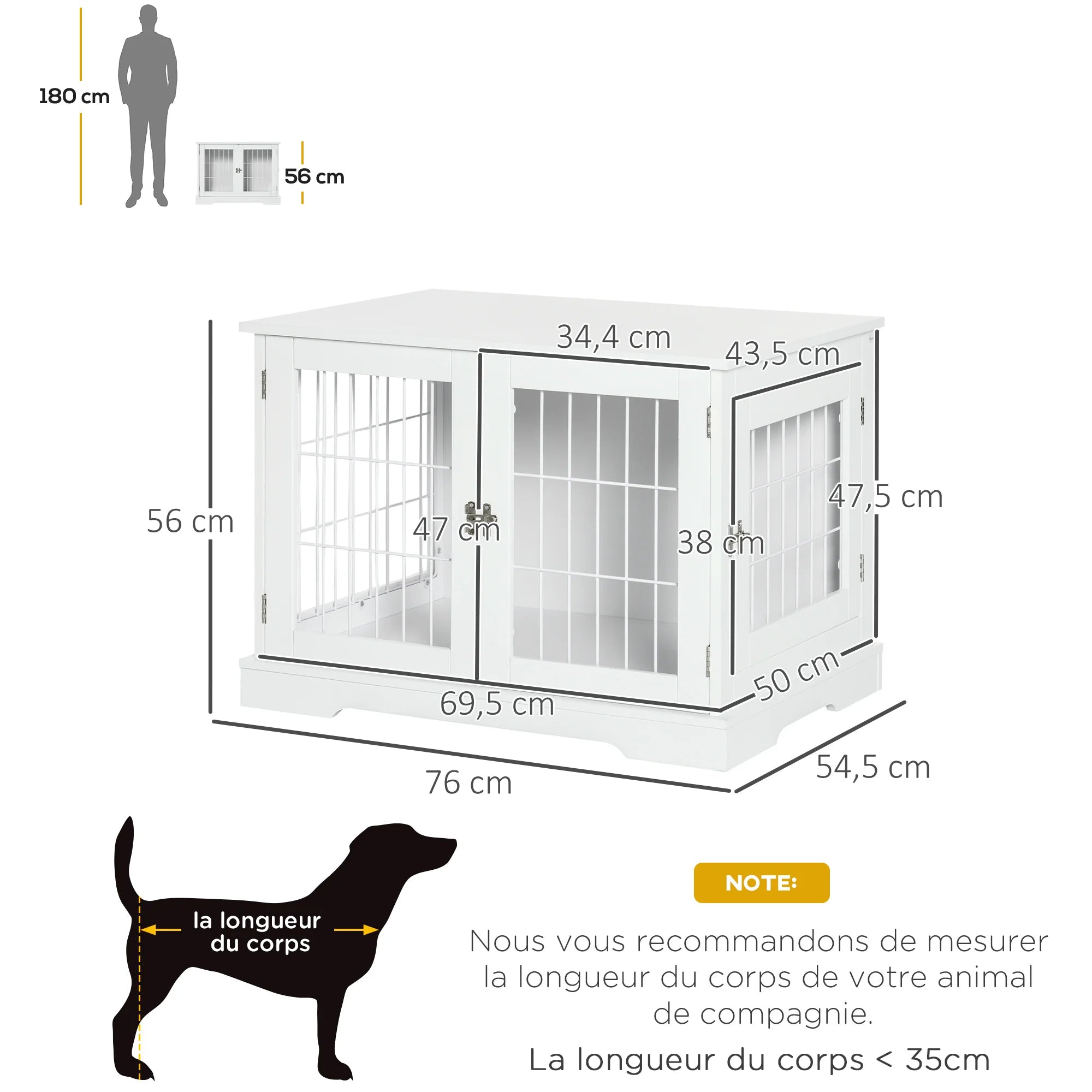 Cage d’intérieur petit chien
