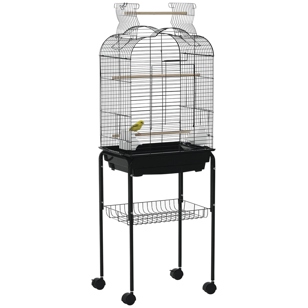 Cage toit ouvrant support roulant
