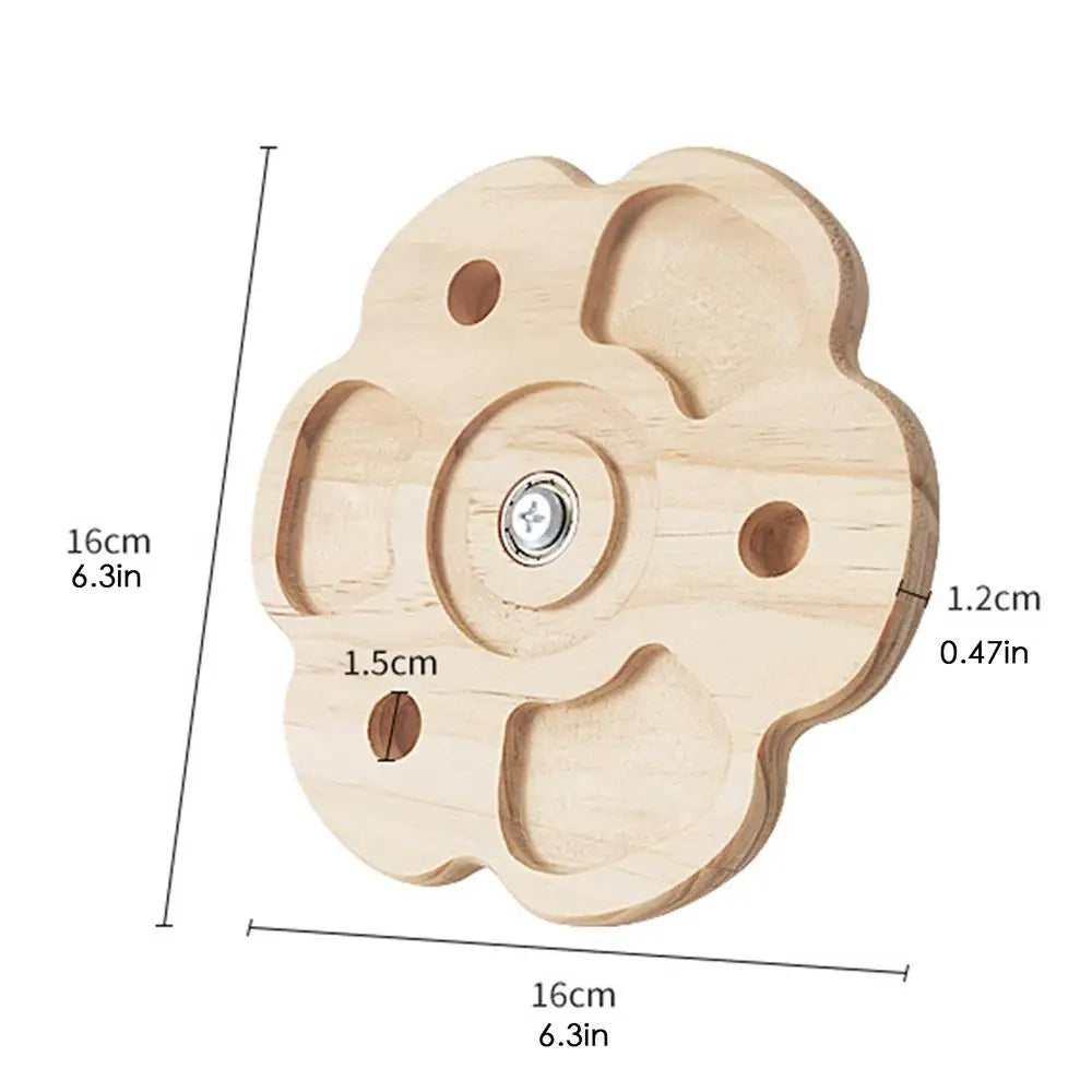 Roue à rongeur plate verticale