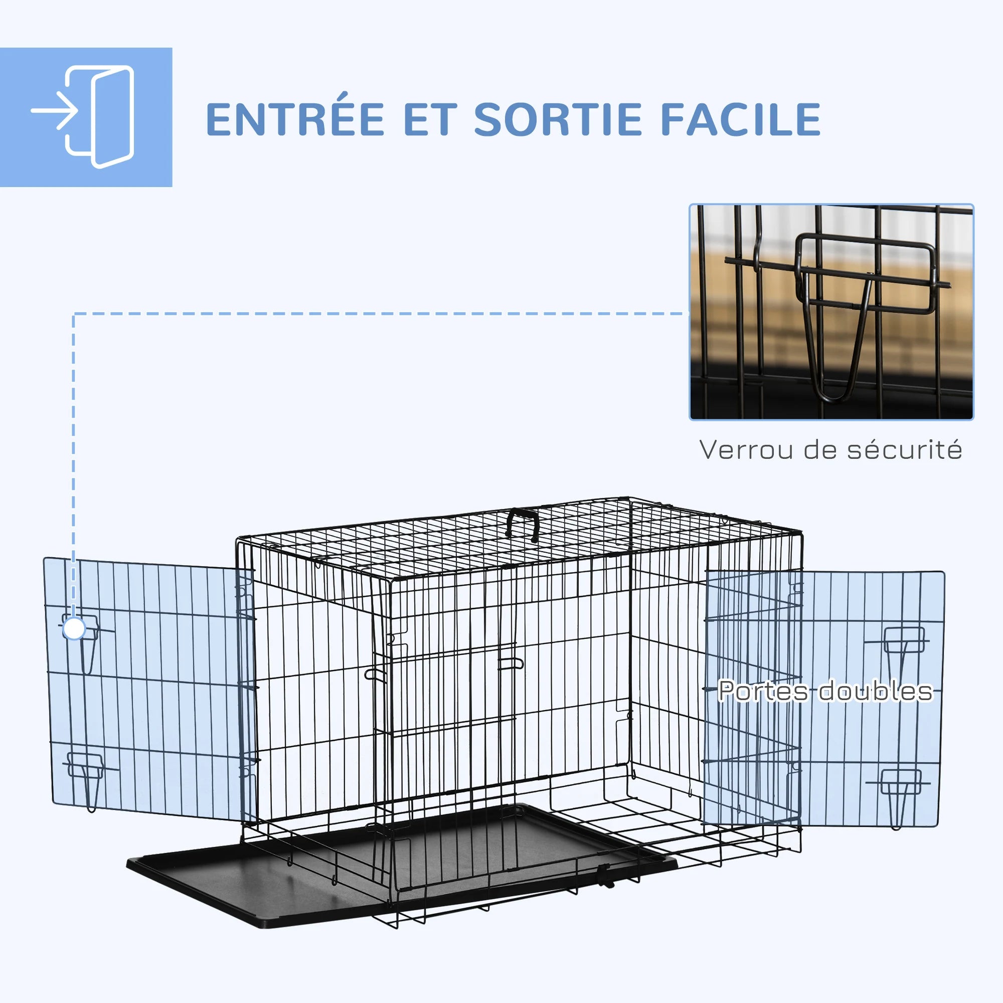 Cage de transport chiens