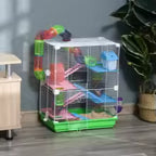 Cage blanche haute pour hamster