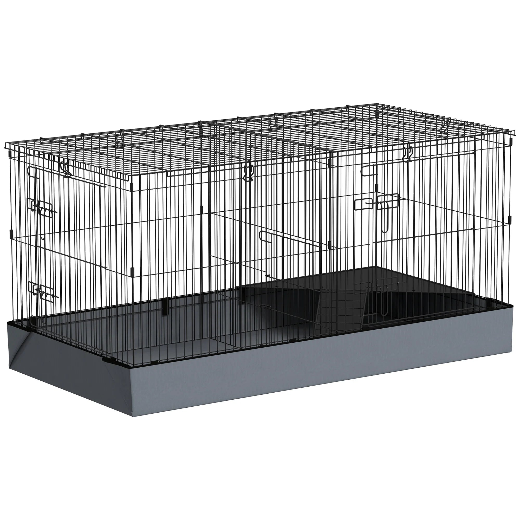 Enclos à lapin cage avec séparateur