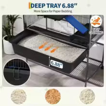 Cage à roulette pour furet ou chinchilla