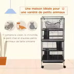 Cage à furet ou chinchilla mi-basse