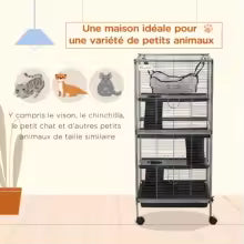 Cage à furet ou chinchilla mi-basse