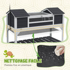 PawHut Maison tortue terrestre
