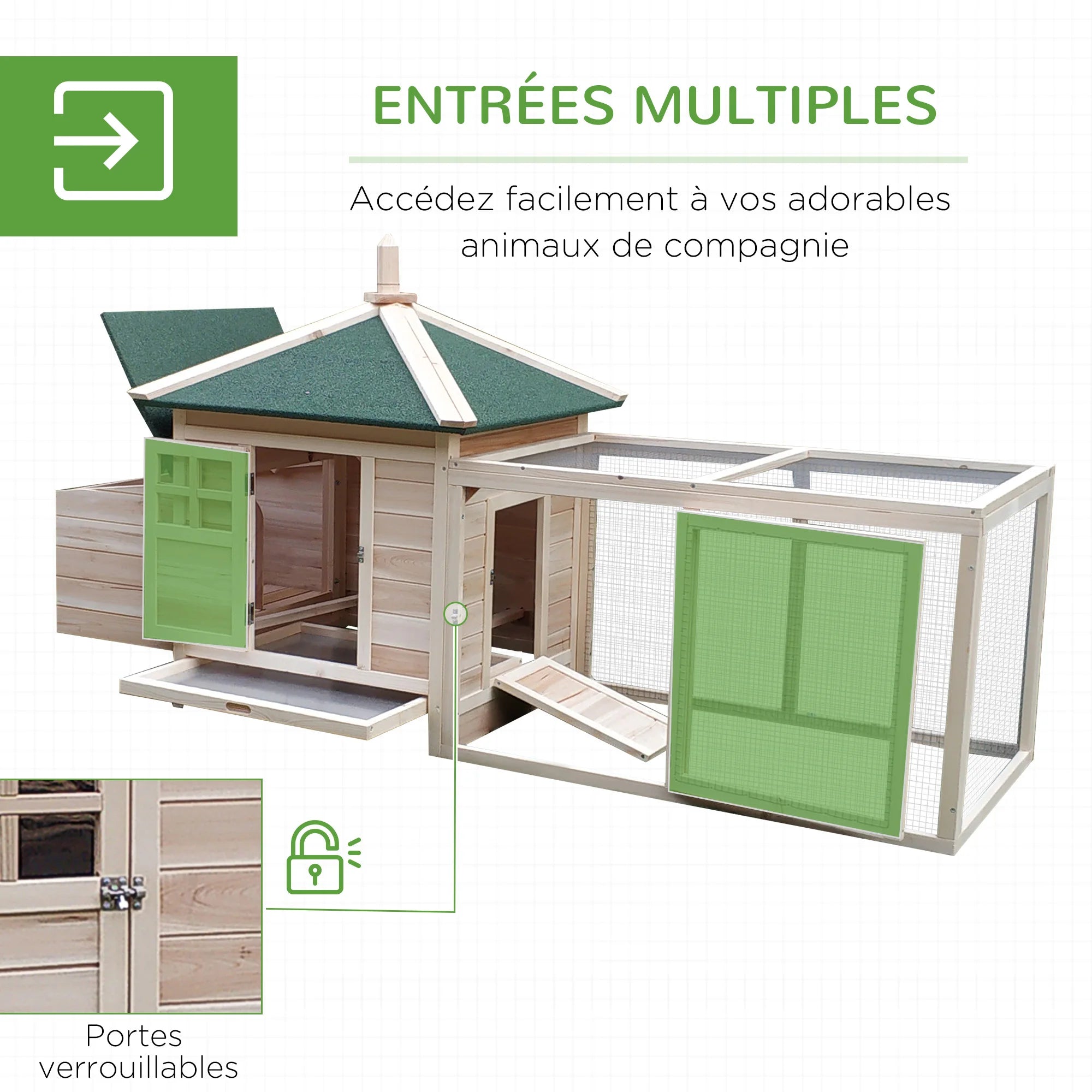 Poulailler cottage multi-équipement