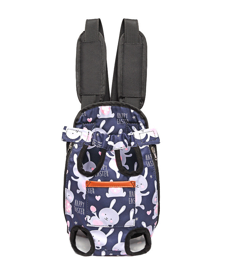 Sac ventral  à bretelles porte chien