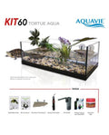 Aquavie - Kit Tortue Aqua 60 - 60x30x20 cm