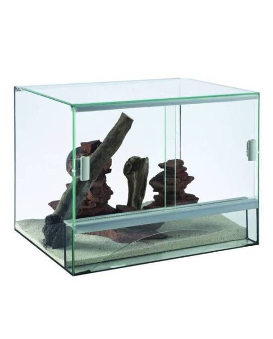 Aquavie - Terrarium en verre - 50x30x40 cm