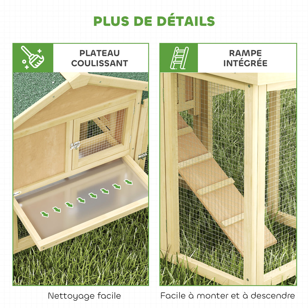 Poulailler modèle chalet multi-équipé