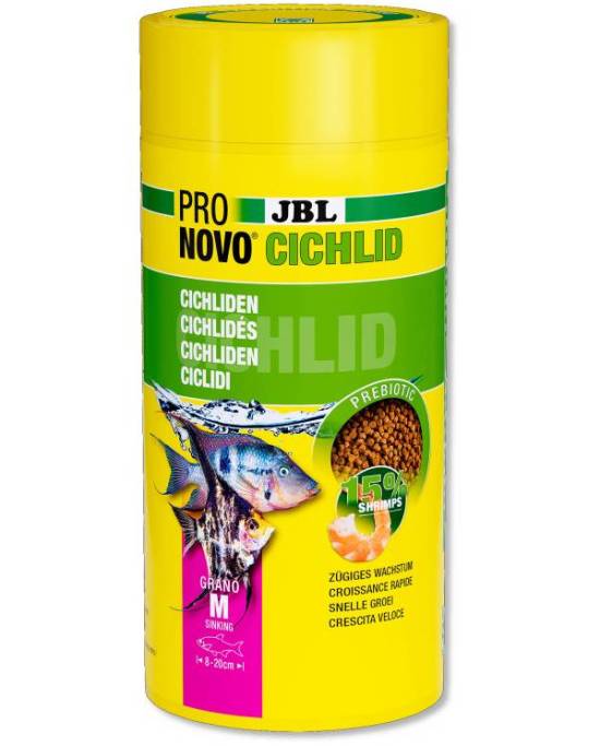 JBL - Pronovo Cichlid Grano M 1 L ou 2 x 250ml