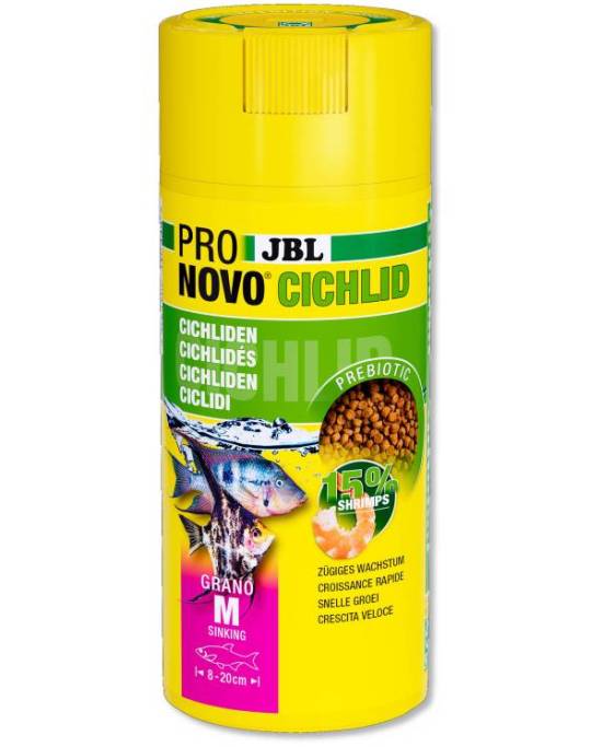 JBL - Pronovo Cichlid Grano M 1 L ou 2 x 250ml