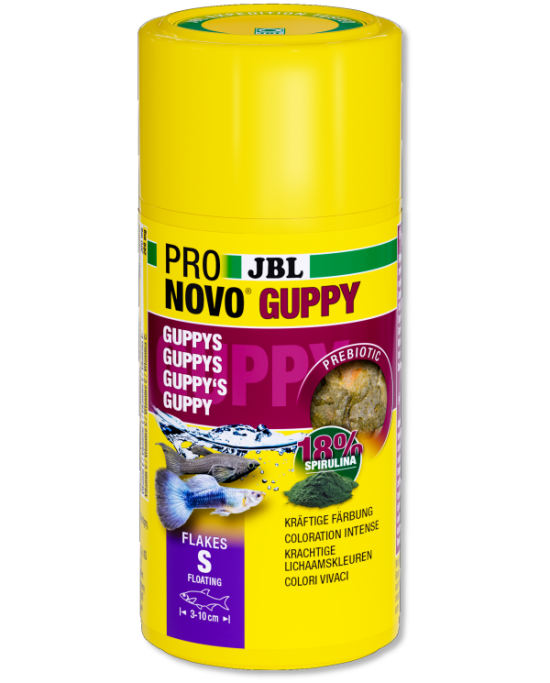 JBL - ProNovo Guppy Flakes S Lot 4 x 100 ml