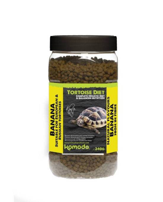 Komodo - Tortoise Diet Banana 170g ou 340g