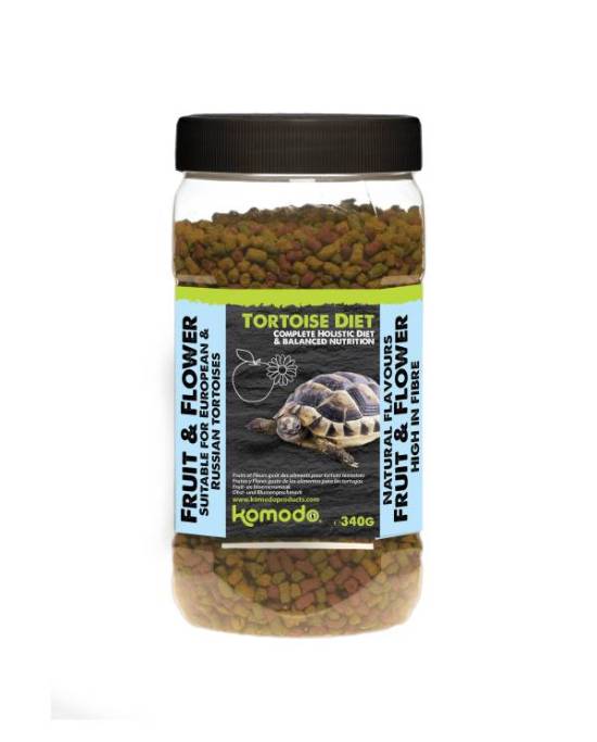Komodo - Tortoise Diet Fruit & Flower 170 g ou 340 g
