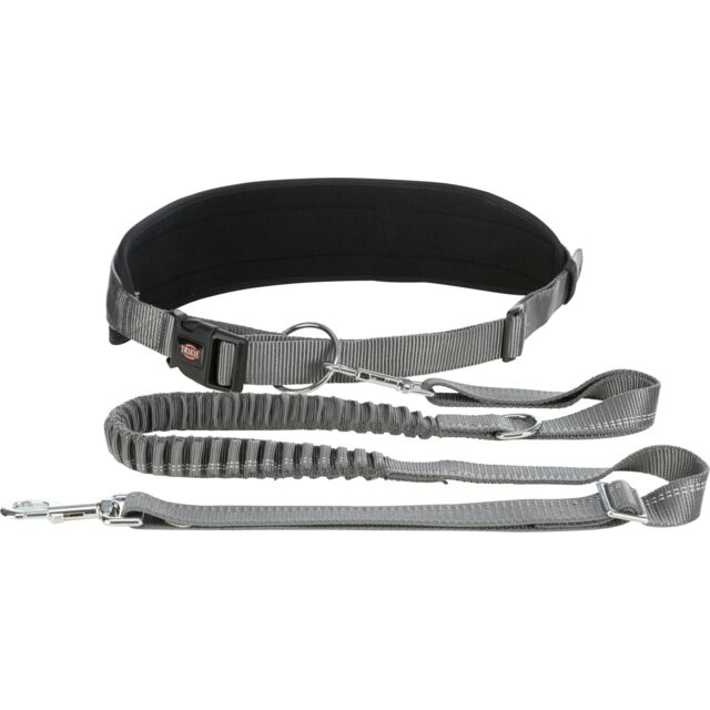 Ceinture avec laisse chiens moyenne et grande taille