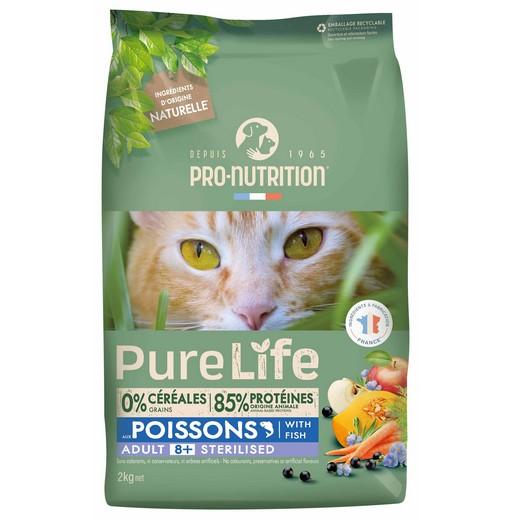 Pure life - Stérilisé 8+, 2 ou 8 kg