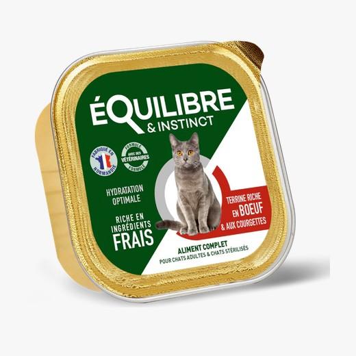 chat stérilisé, bœuf courgette 20 x 85g