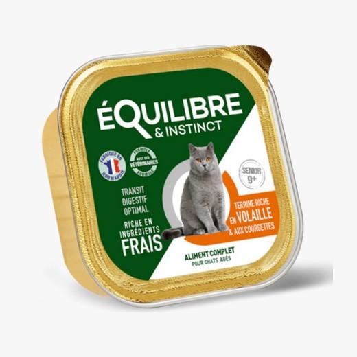 chat senior, volaille courgettes 20 x 85g