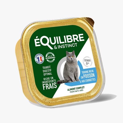 chat senior, poisson courgettes 20 x 85g