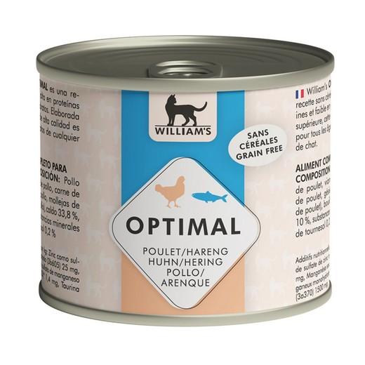 OPTIMAL William’s - poulet hareng 10 x 190g