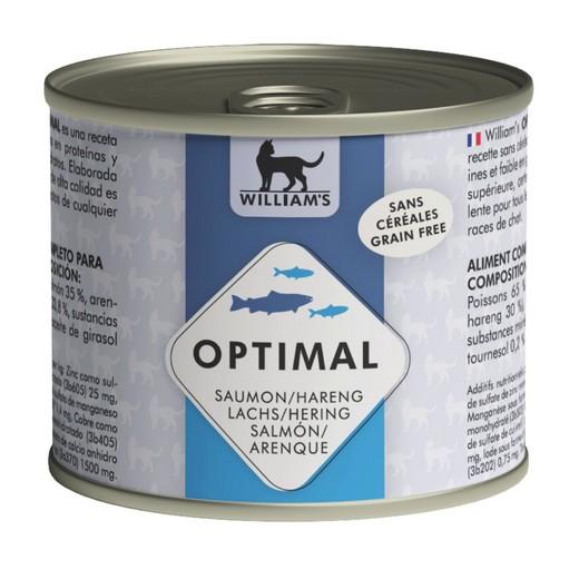 OPTIMAL William’s - saumon hareng 10 x 190g ou 375g