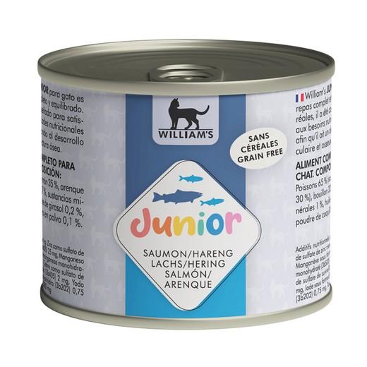 William’s Junior pour chaton, saumon hareng 10 x 190g