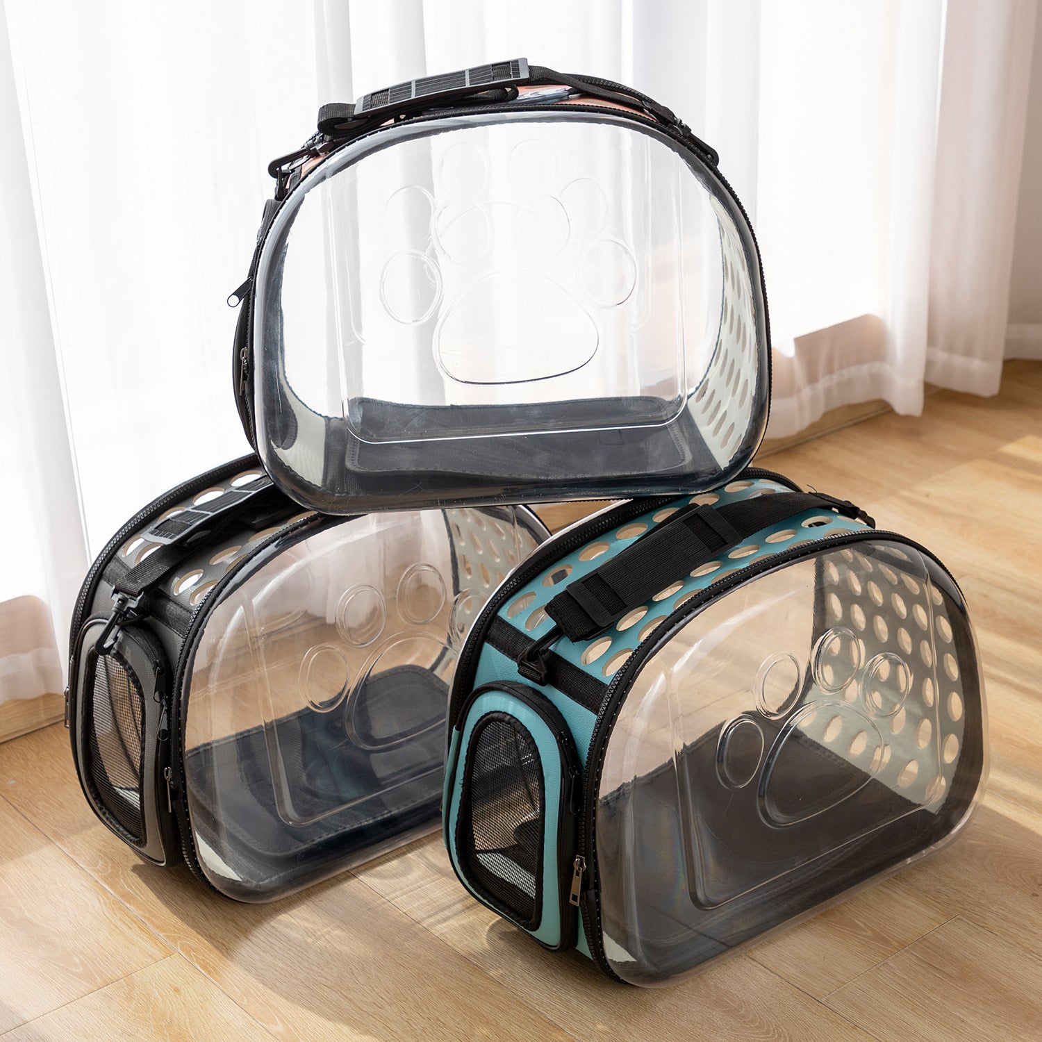 Sac de transport transparent pour chat