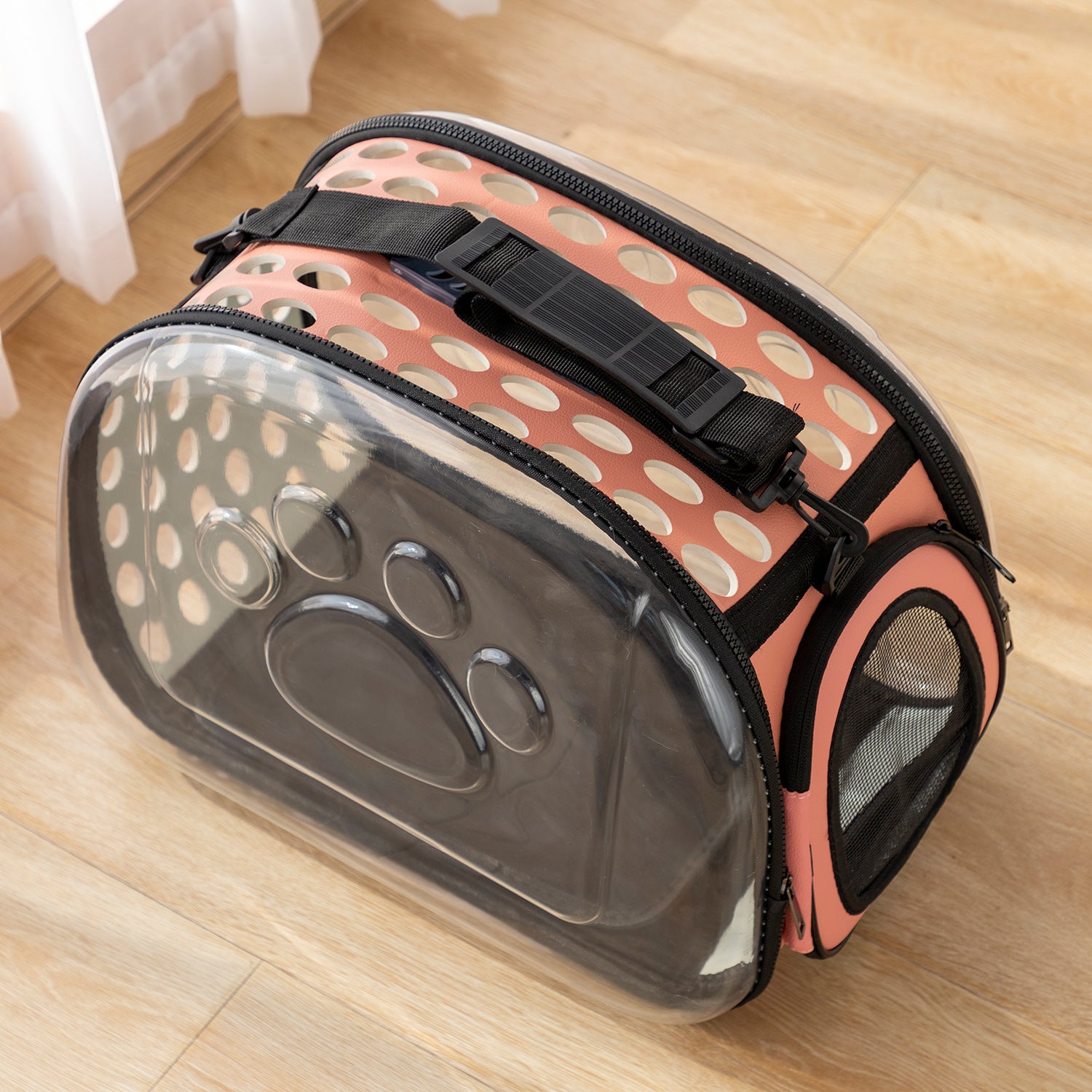 Sac de transport transparent pour chat