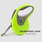 Laisse rétractable avec enrouleur, pour chien