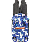 Sac ventral  à bretelles porte chien