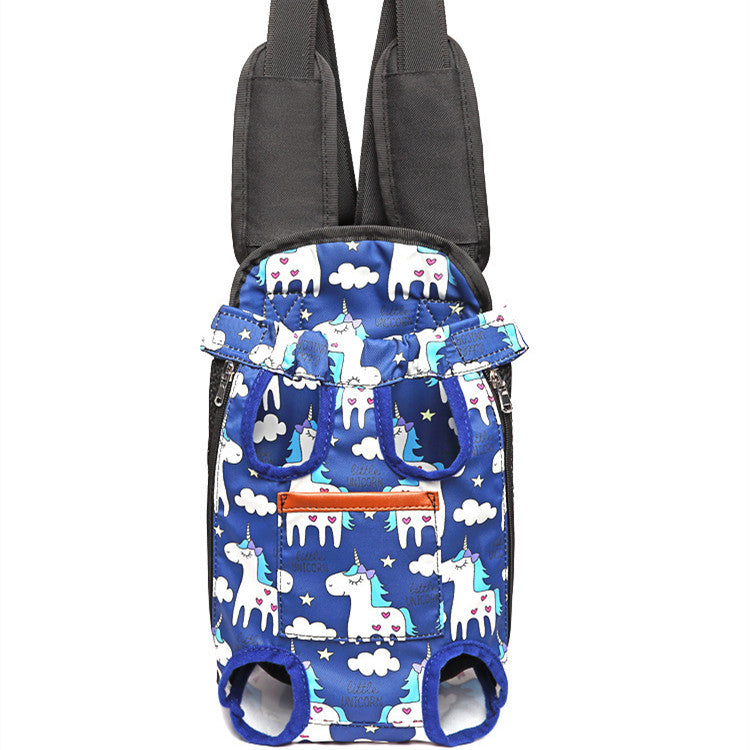 Sac ventral  à bretelles porte chien