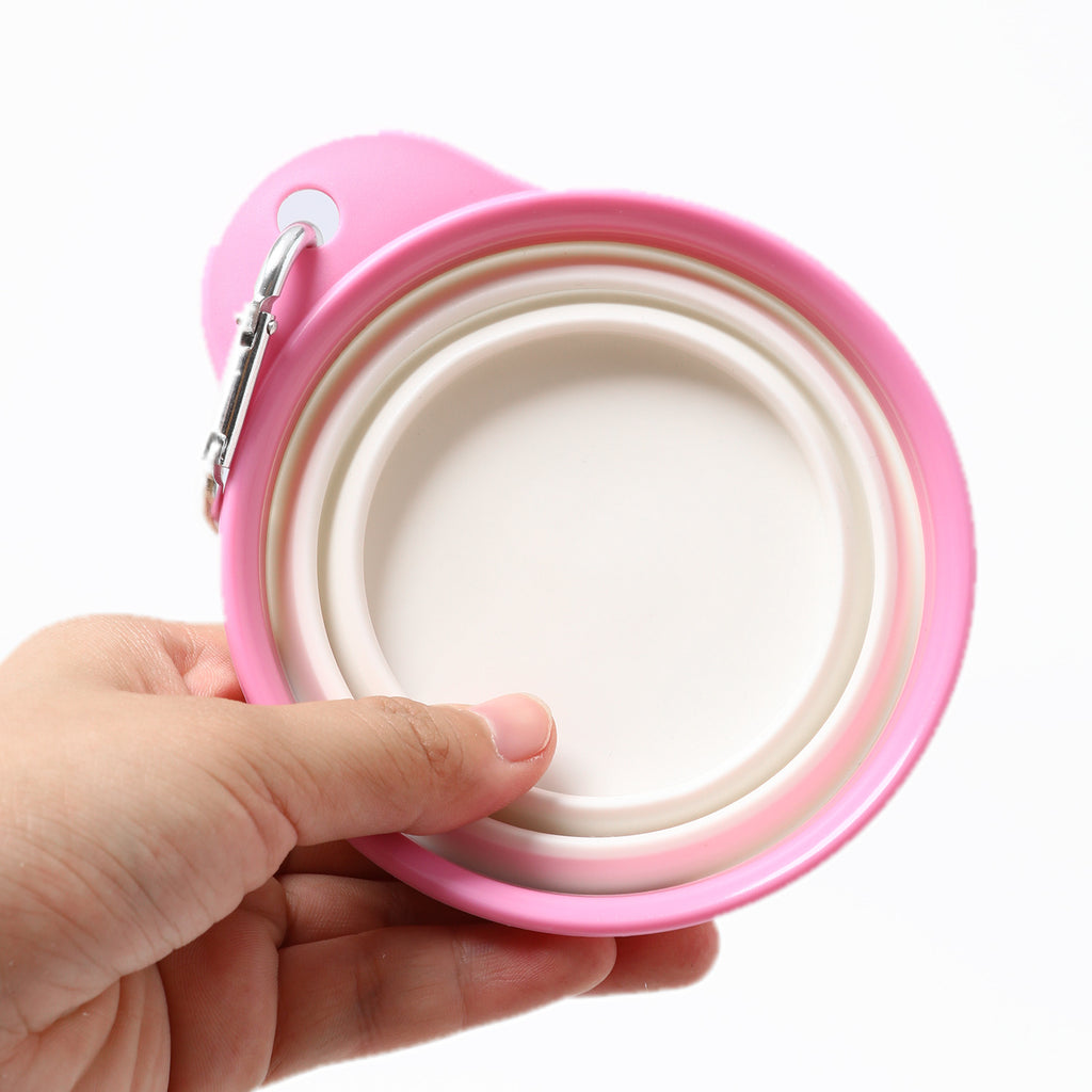 Gamelle pliante en plastique pour chien