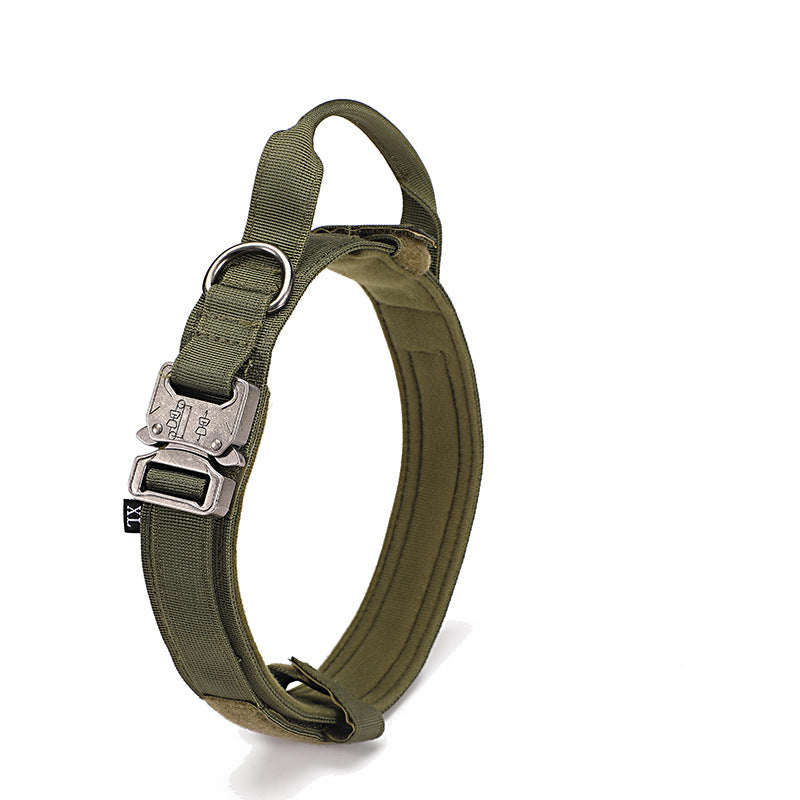 Collier tactique pour chien nylon