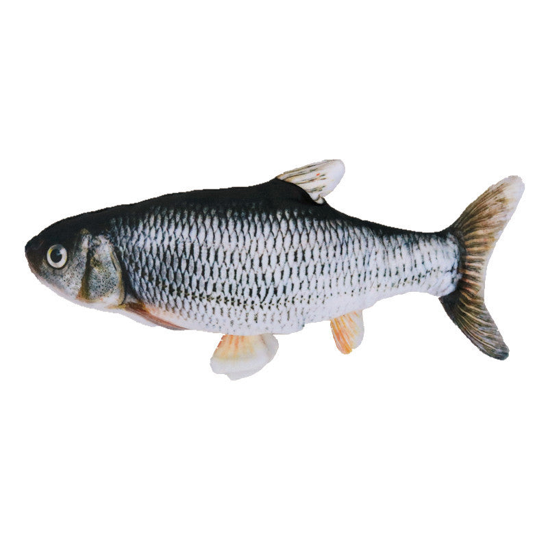 Jouet pour chat en forme de poisson