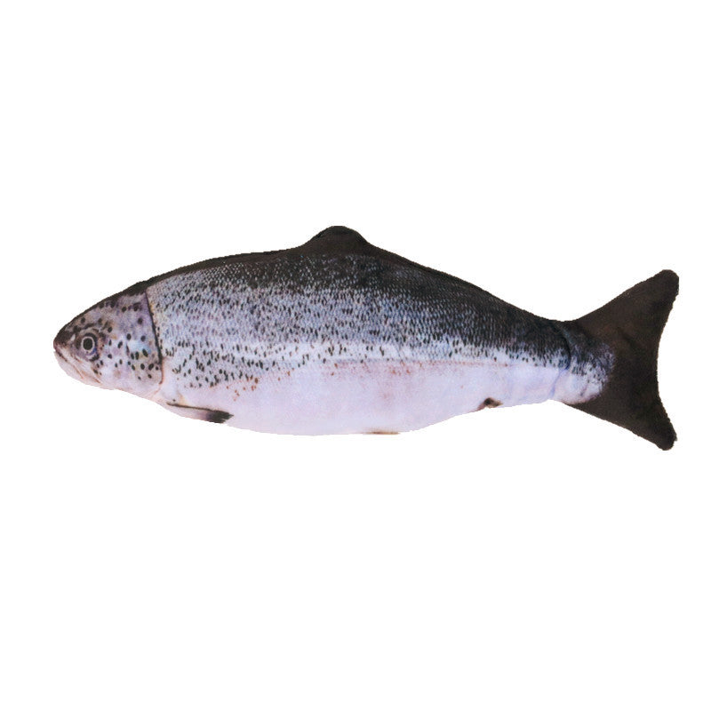 Jouet pour chat en forme de poisson