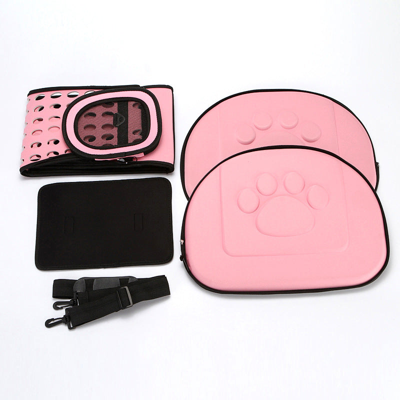 Sac de transport bandoulière pour chat